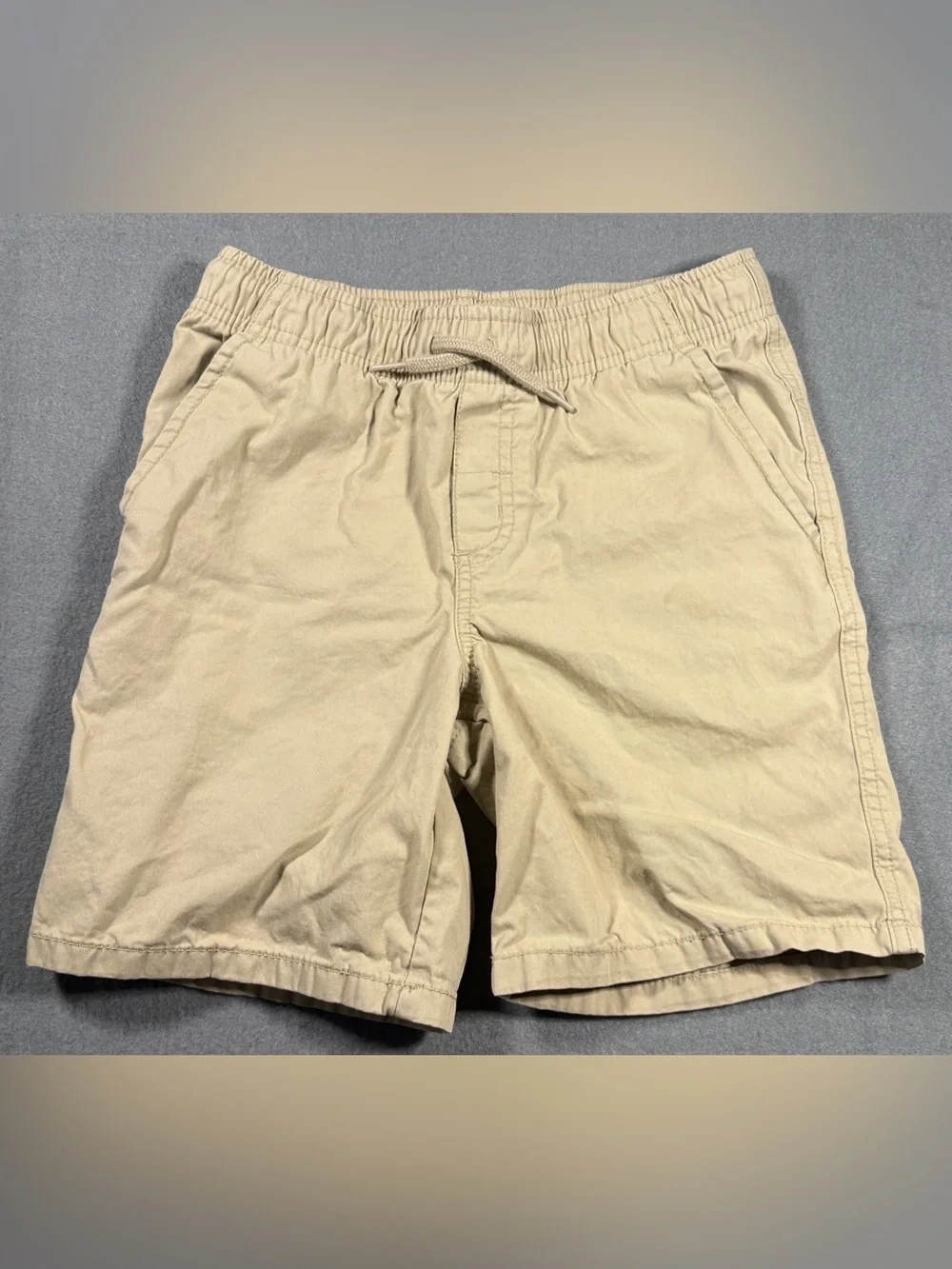 Cat & Jack Tan Elastic-Waist Pull-On Shorts